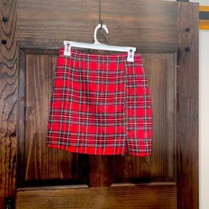 Plaid Pencil skirt